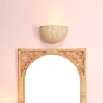 thumbnail image 5 of Jamie Young Co Barnacle Beaded Demi Lune Sconce in Natural Wood Finish, 5 of 8