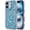 Blue, variant on Waterbb for iPhone 15 Case Glitter, Luxury Shiny Bling Sparkly Phone Cover with Crystal Diamonds Rhinestone for Women Girls Soft TPU Slim Shockproof Protective Phone Case for iPhone 15 6.1", Hot Pink