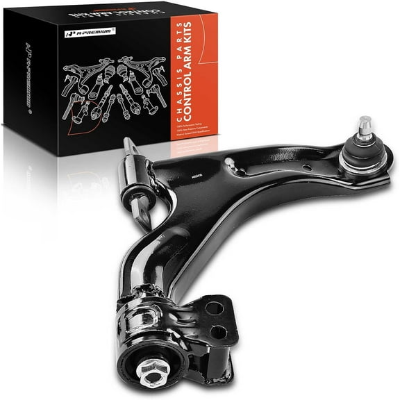 A-Premium Front Right Lower Control Arm, with Ball Joint & Bushing, Compatible with Chevrolet Spark 2013-2015, Spark EV 2014-2016, Replace # K622430 524-456