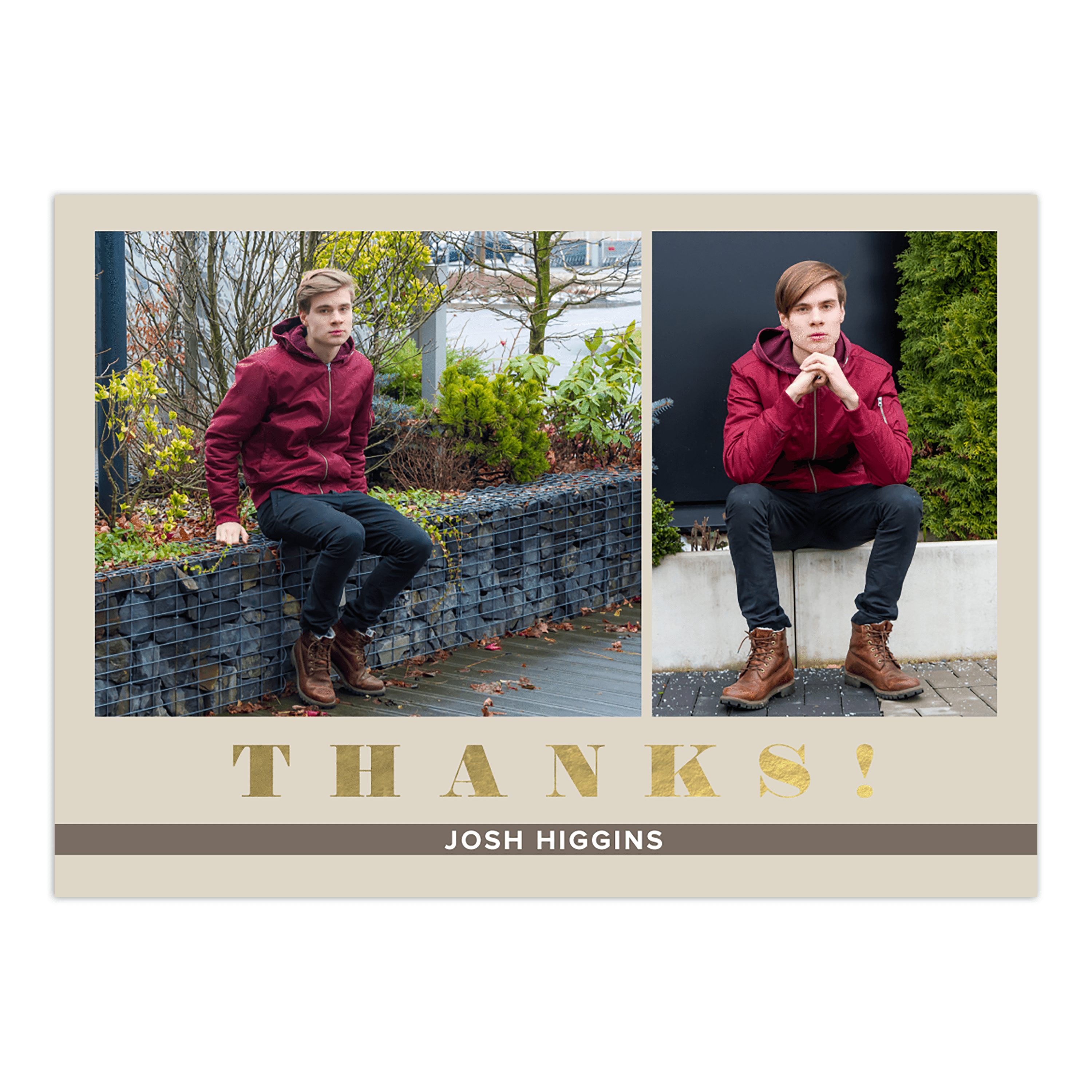 classic cubes graduation thank you card thank you card for graduation