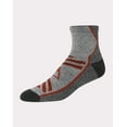thumbnail image 3 of Hanes Explorer Mountain Peaks Men's Cushioned Mid-Crew Socks, 3-Pairs Grey/Charcoal 6-12, 3 of 3