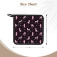 thumbnail image 3 of Rocae Poodle Dog for Square Silicone Anti-scalding Mat Trivet Hot Pads for Kitchen Counter, Silicone Trivets for Hot Pots and Pans, 3 of 8