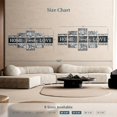 thumbnail image 4 of Elephant Stock Home Family Love Wall Sign Wall Art - Horizontal Multi Panel Canvas - Living Room Wall Decor - Wall Signs Multi Panel - Gray And White Decor - 68" x 30", 4 of 8