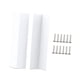 thumbnail image 4 of 2 protectores de esquinas de pared de metal, protectores de esquinas de borde liso, resistentes. blanco, 4 of 8
