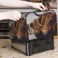 thumbnail image 7 of Picia Portrait Of Cow With Its Baby Cow Print 4 Slice Toaster Cover , Toaster Protector Dustproof Kitchen Appliance Cover, Kitchen Appliance Dustproof Protector, 7 of 7