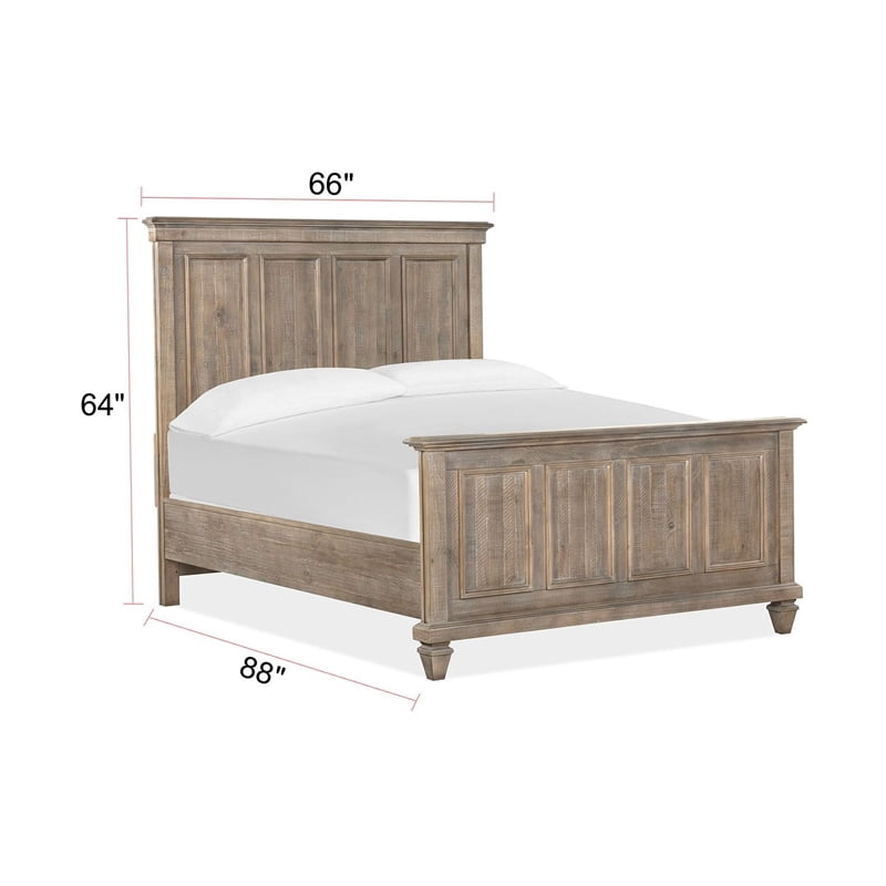 Magnussen Lancaster Queen Panel Headboard in Dovetail Gray