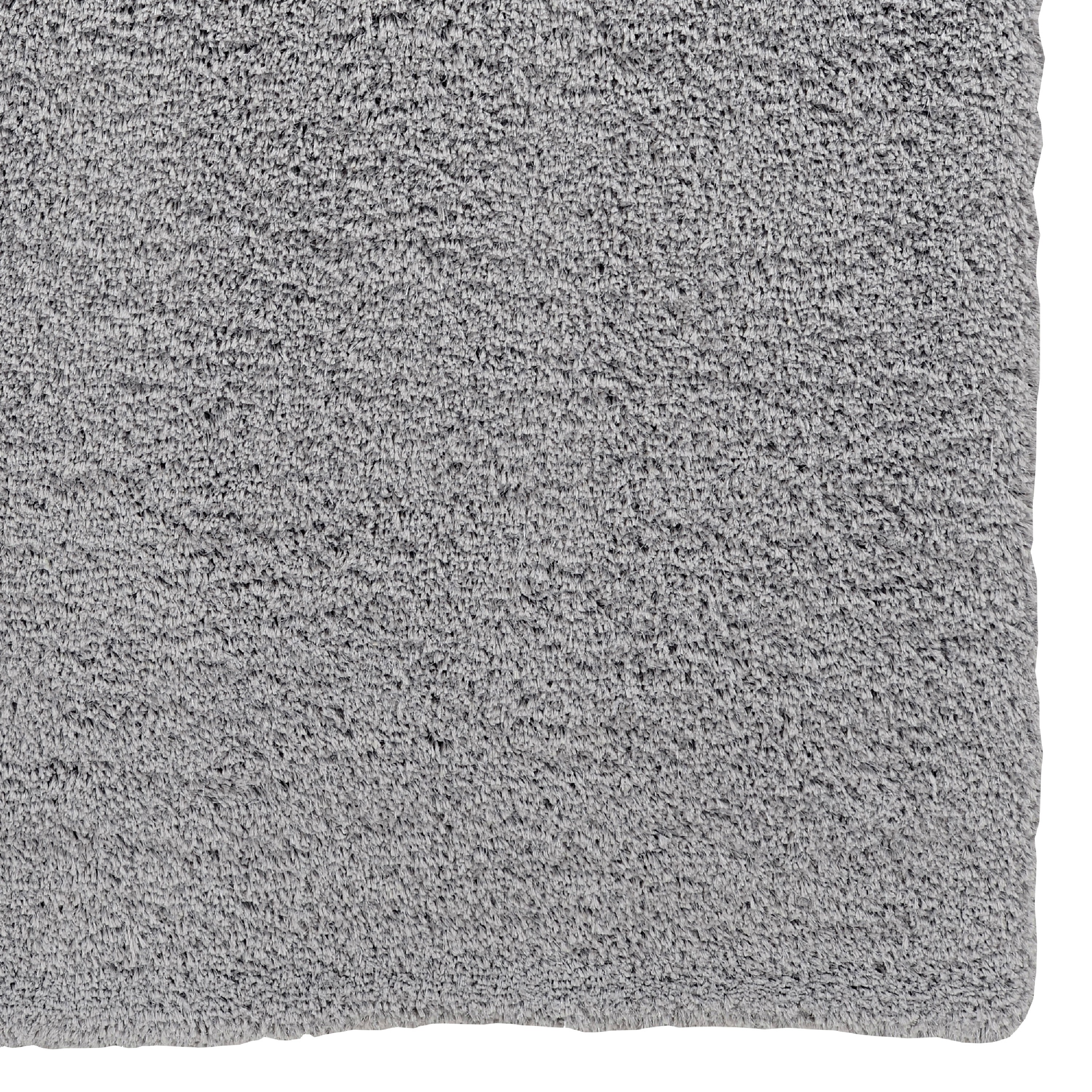 Linon Home Décor Pastel Shaggy Area Rug Collection, Gray, 2' x 3'