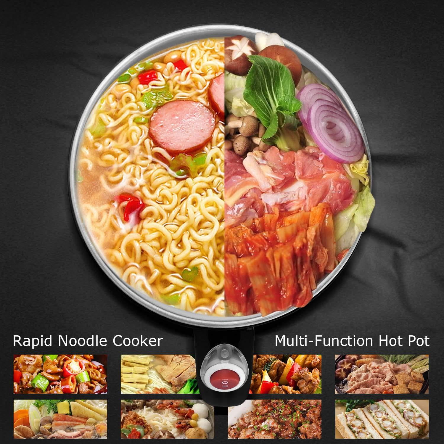 Electric Hot Pot Rapid Noodles Cooker Multi-Functional Mini Pot 1L –  MXMBLENDER