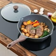 thumbnail image 7 of Nonstick Deep Frying Pan Skillet 12-inch Saute Pan with Lid Stay-cool Handle Chef Pan Healthy Stone Cookware Cooking Pan Induction Compatible PFOA, 7 of 7