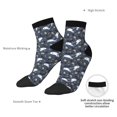thumbnail image 6 of Fuzoiu Halloween A Print Adult Socks, Crew Moisture-wicking Socks, Unisex Cushion Crew Socks,Casual Sports Ankle Socks, 6 of 7