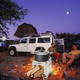 thumbnail image 5 of Stove,Steel Tiny Stove Wood Stove Portable Stainless Steel Outdoorli (model 2) Bbq Picnic Stove Picnic Outdoorli Picnic Outdoorli (model, 5 of 7