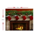 thumbnail image 2 of Tema De Navidad Impreso Suave Manta Sofá Sofá Sofá Throw 130x150,150cmx200cm Para Elección Chimenea 130x150cm Macarena Manta de franela, 2 of 8