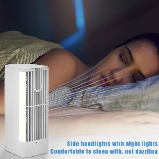 Promociones Desktop Airi Conditioner Fan Cooler Household Spray Refrigeration Small Airi Conditioner Indoor Electric Fan Water Coolings Night Light Coolings Fan清仓大甩卖