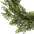 thumbnail image 5 of Northlight 32" Mixed Greens Lush Boxwood Artificial Wreath - Unlit, 5 of 9