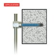 thumbnail image 3 of 5/16 x 1 3/4 in. Sammys Rod Anchor Super Screw with 3/8 in. Threaded Rod Fitting, for Concrete (Pkg.=25), 3 of 3