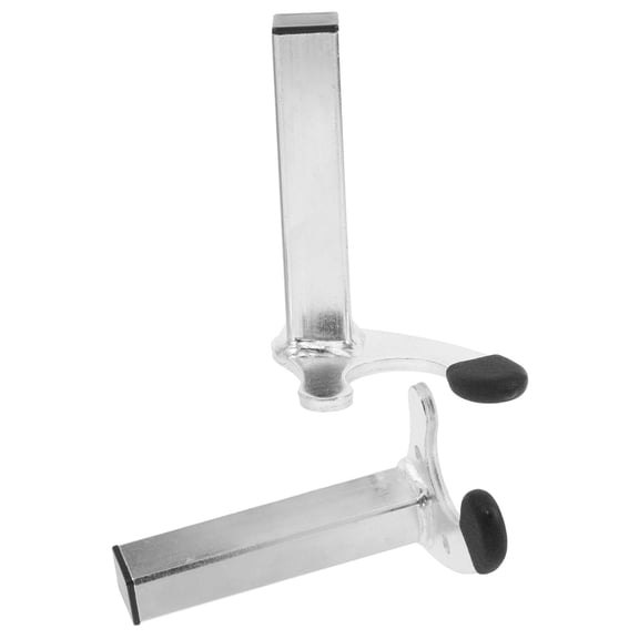 IDEANATEGRATE Galvanized Iron Square Tube Parking Stand 1 Pair with Motorcycle Rear Wheel Lift Function