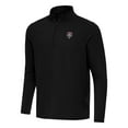 thumbnail image 2 of Men's Antigua  Black New Mexico Lobos Intent Quarter-Zip Top, 2 of 3