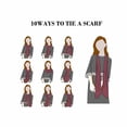 thumbnail image 2 of GypsieBlu Women Scarf Shawl Wrap Lightweight Head Wraps for Women Winter Scarves Jewel Tone Acrylic Paisley Scarfs for Girls Online, 2 of 2
