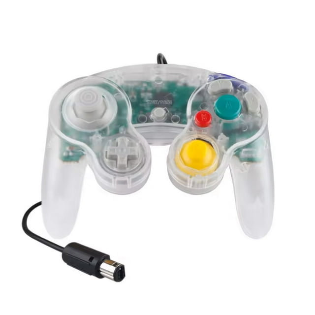 Control Joystick Para Nintendo Gamecube Alambrico Analogo Gc Cristal