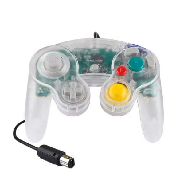 Control Joystick Para Nintendo Gamecube Alambrico Analogo Gc Cristal