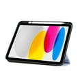 thumbnail image 3 of Mantto Smart Case for iPad 10.9-inch 2022, Lightweight Smart Trifold Stand with Pencil Holder Case with Stand Auto Sleep/Wake Case for Apple iPad 10th Generation 10.9" 2022, Purple, 3 of 8