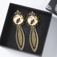 thumbnail image 3 of Starry Bee Elegant Vintage Copper-Colored Lace Bookmarks - Stainless Steel Reading Accessories for Book Lovers, Set of 2, 3 of 5