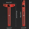 thumbnail image 5 of MOMOJIA Marking Ruler Square T Type Woodworking Scribers Measuring Tool Edges Ruler, 5 of 9