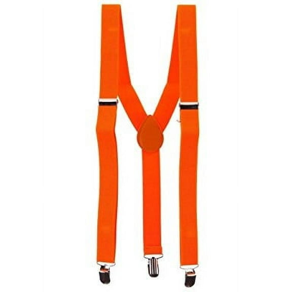 Fashion Suspender - Neon Orange OSFM