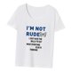 thumbnail image 5 of Camiseta para mujer jinwen con cuello redondo ropa deportiva ropa de calle trajes de verano básica XL, 5 of 8