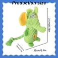 thumbnail image 3 of Interactive Dog Toy Squeaky Crinkle Snuffle Plush Treat Dispensing Chew-Resistant Teething Tug of War for Light Moderate Chewers, 3 of 7