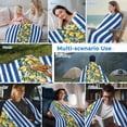thumbnail image 5 of Blue Stripes Lemon Cooling Blanket,Lightweight Breathable Summer Throw Blanket with Double Sided Cold Effect,Spring Fruit Flowers Leaves Line Picnic Blankets Bed Sheet for Hot Sleepers 50"x60", 5 of 8