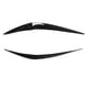 thumbnail image 1 of 1 Pair Headlight Eyebrow Left Right Front Headlamp Eyelid Cover Trim Fit for 1 Series F20 Facelift 2015 to 2019 Glossy Black, 1 of 5