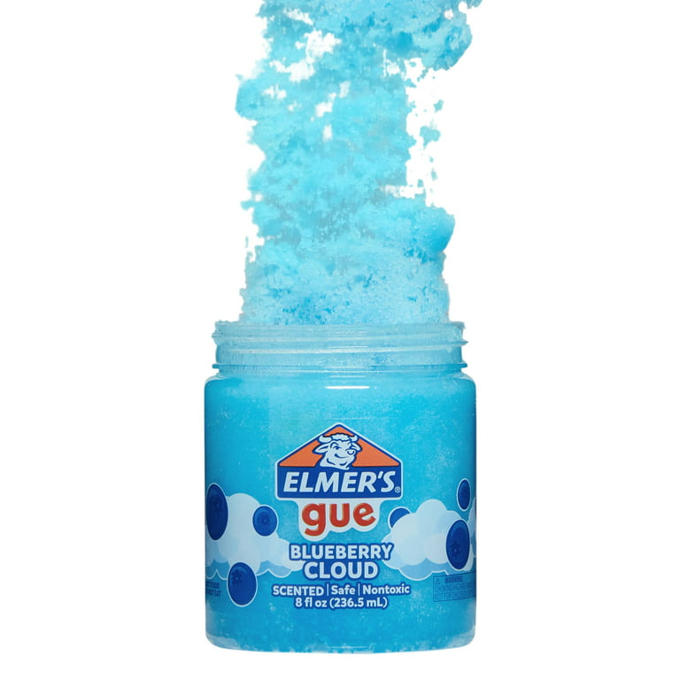 3) ELMER'S GUE 8oz PINK & BLUE SCENTED + PURPLE Premade Slime Non