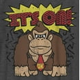 thumbnail image 2 of Boy's Nintendo Donkey Kong It's On Distressed  Graphic Tee Charcoal Heather Small, 2 of 5