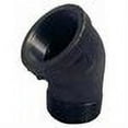 thumbnail image 2 of Mueller Industries Elbow Pipe Fitting - Malleable Iron, Black, 3/4 In. FIP x 3/4 In. MIP, 45 Deg, 2 of 2
