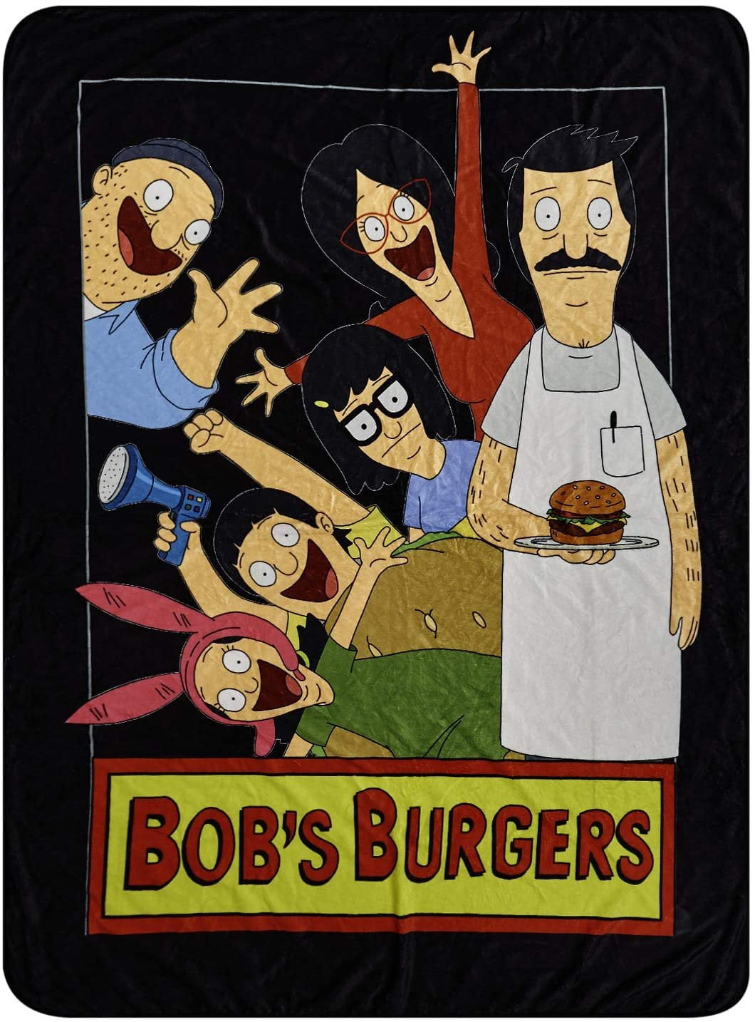 Bob's Bu Bob's Burgers American Animated Sitcom Super Soft & Light Weight Quilt 