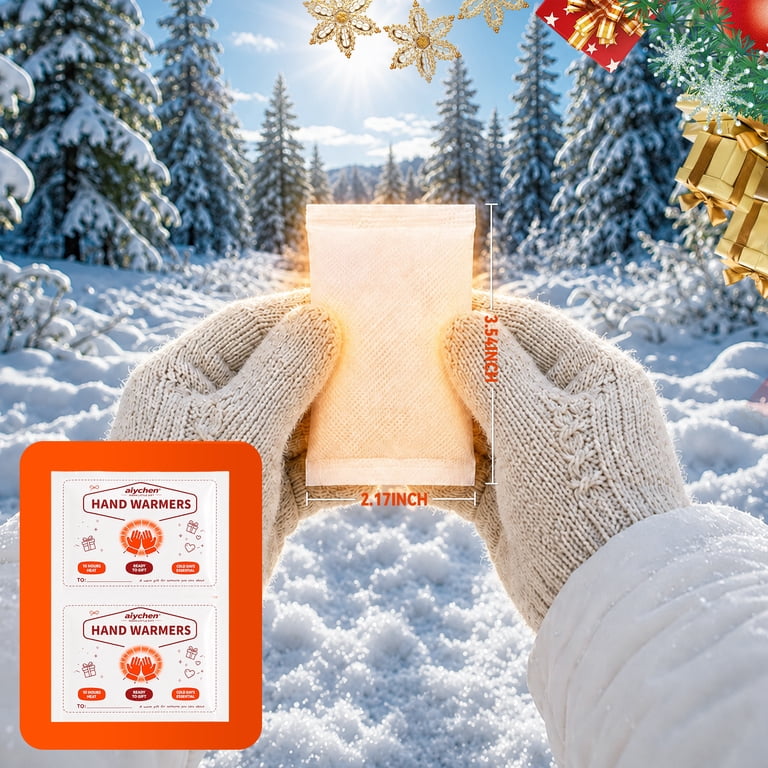 AiYchen Disposable Hand Warmers, 100-Pack, 10-Hour photo 2