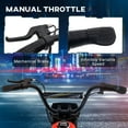 thumbnail image 4 of Aosom 24V 350W Electric Dirt Bike, up to 15 MPH w/ Twist Grip, Red, 4 of 10