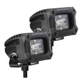 thumbnail image 2 of Go Rhino 751003023FBS Bright Series - 3x2 Rectangular LED Flood Lights, Pair, 2 of 9