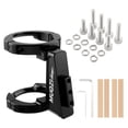 thumbnail image 1 of Folding Bike Front Mount Carrier Block Basket Racks For Brompton With 8Pcs Screw Black, 1 of 6