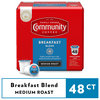 Community Coffee Breakfast Blend Pods for Keurig K-cups 48 Count