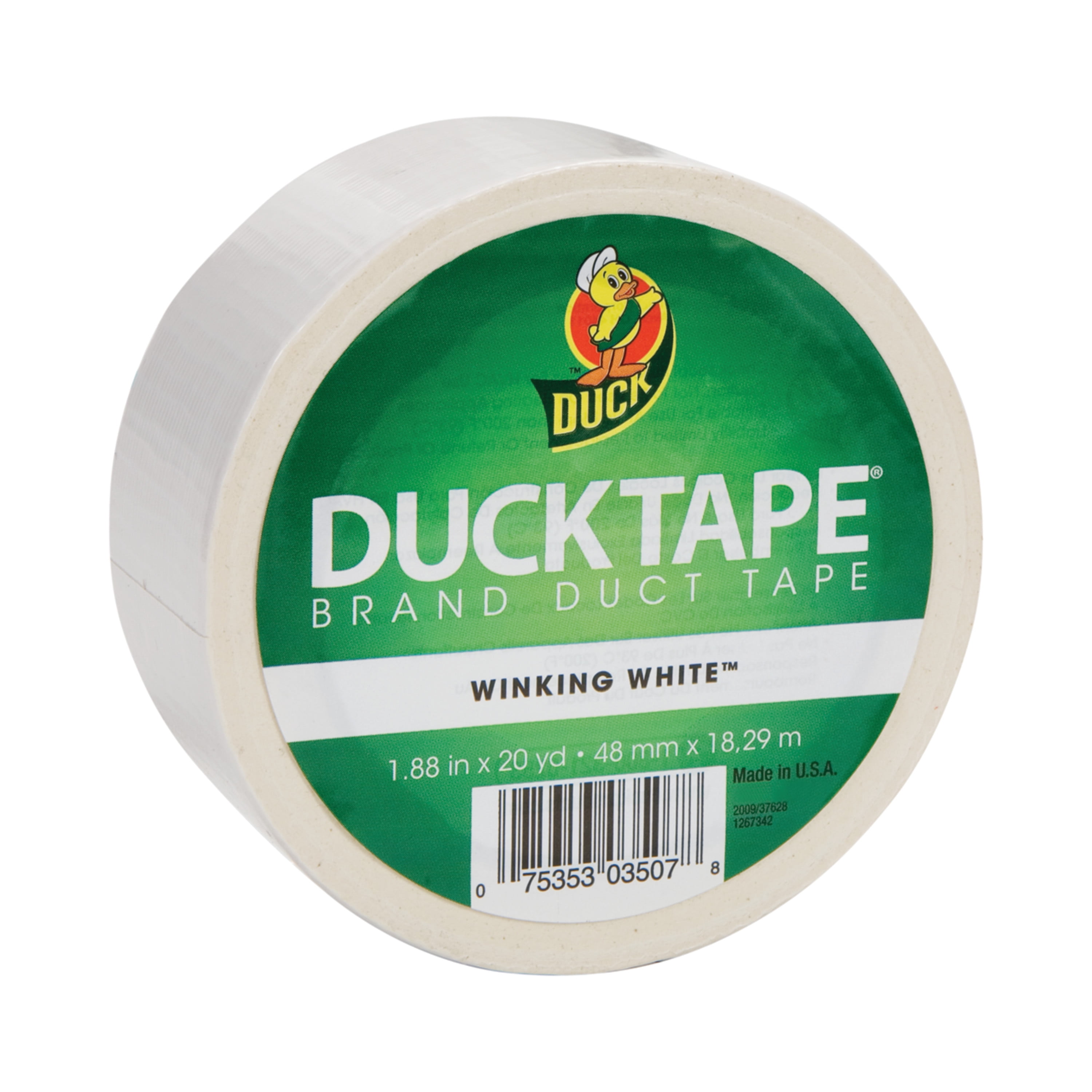 Duck Tape Solid Color Duck Tape, 1.88" x 20 yds., White