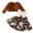 Brown, variant on Weebloom Girls Spring Outfits Toddler Ruffles Long Sleeve Cartoon Prints Princess Dress Clothes Clothes Set Brown 9-12 Months