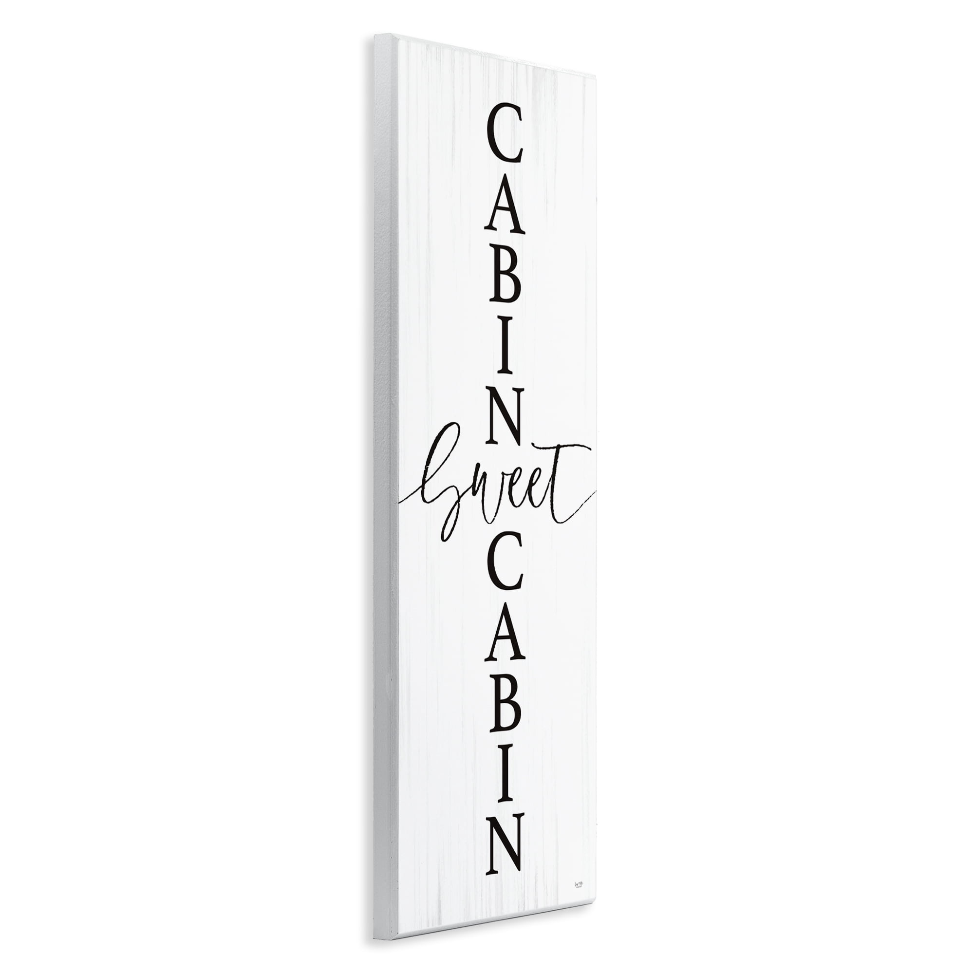 Stupell Industries Sweet Cabin Vertical Words Wall Plaque Art, design by Lux + Me Designs