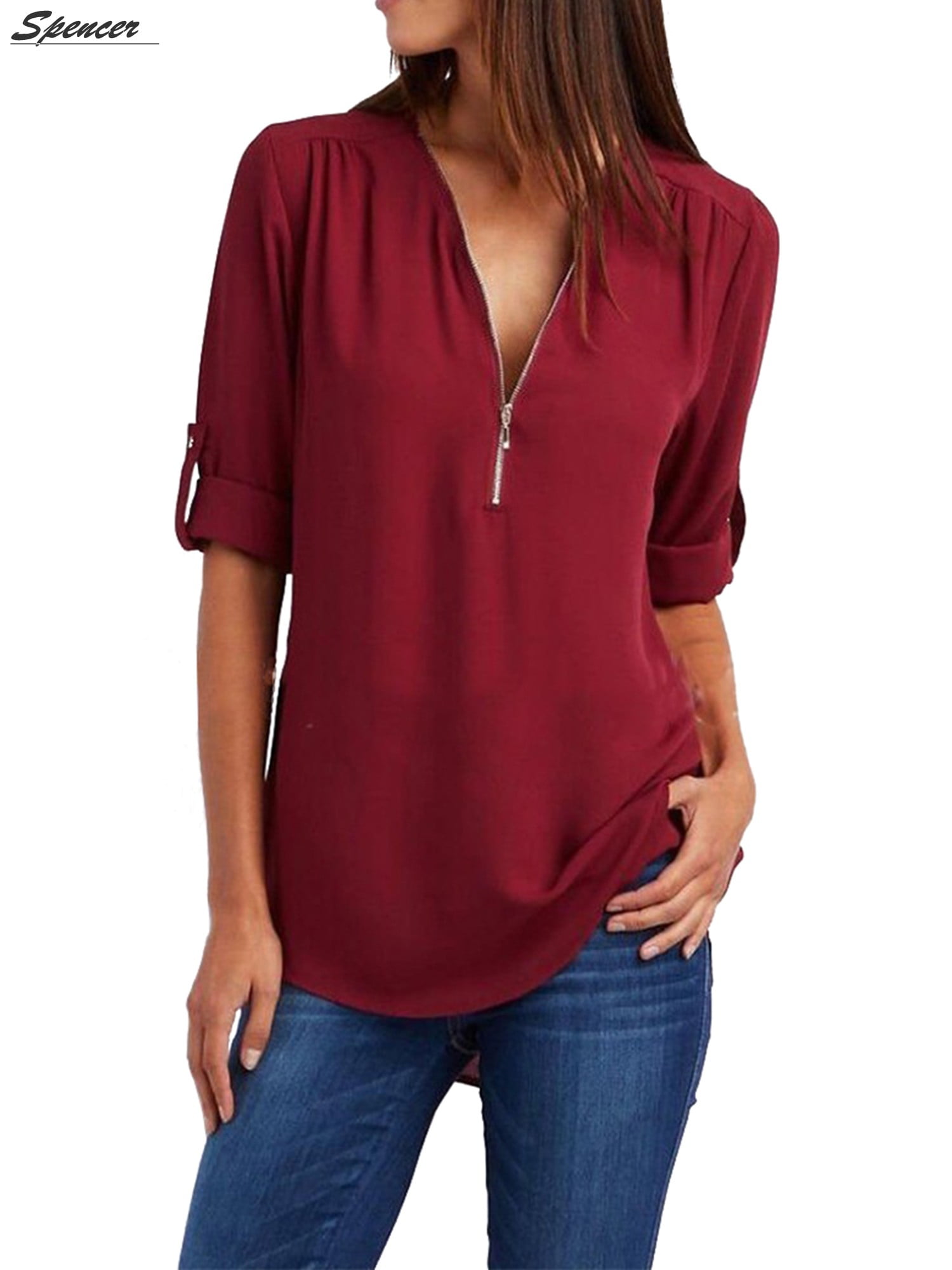 half sleeve red button down shirt for women half sleeve red button down shirt for women