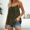 thumbnail image 5 of BUIGTTKLOP Summer Tank Tops for Women 2026 Backless Boho Beach Tops Sleeveless Adjustable Spaghetti Strap Casual Camisole, 5 of 6