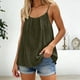 thumbnail image 5 of TaTaai Bohemian Style Backless Tank for Women， Adjustable Strap Sleeveless Top， Lightweight Loose Fit Beach Blouse with Ruffle Detail Gift, 5 of 5