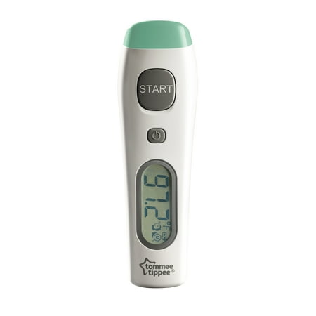 UPC: 0666519700031 | Tommee Tippee Digital No Touch Forehead Thermometer for Baby | Fast 2 Second Results | Fever Indicator | Memory Function