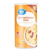 Great Value 100% Whole Grain Old Fashioned Oats, 42 oz