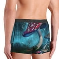 thumbnail image 3 of Goofa Fantasy Mushrooms Printed Men's Boxer Briefs Underwear, Moisture-Wicking Underwear, Trunk,Soft and Breathable Cotton Underwear-Small, 3 of 9